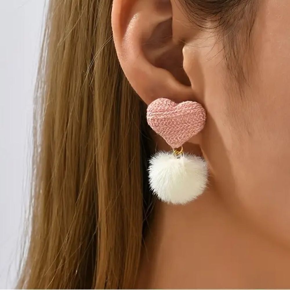 Heart earrings N256